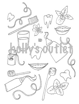 180++ Dental Health Teeth Coloring Pages Printable 142