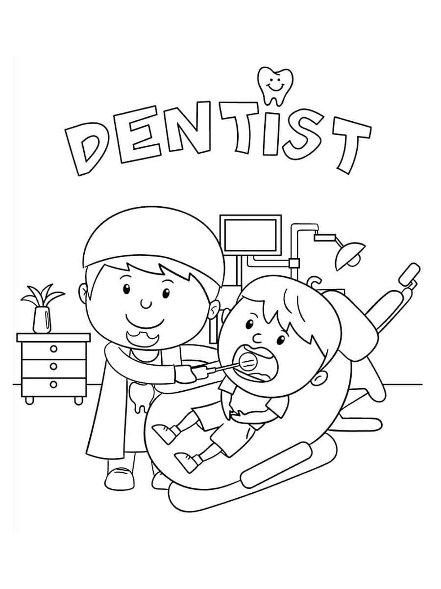 180++ Dental Health Teeth Coloring Pages Printable 145