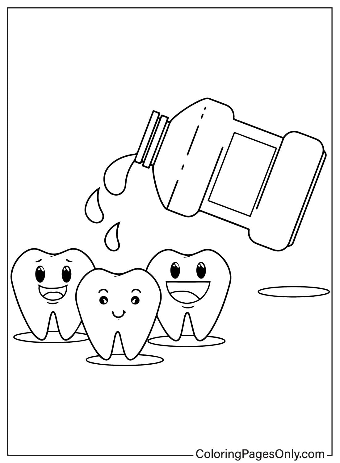 180++ Dental Health Teeth Coloring Pages Printable 146