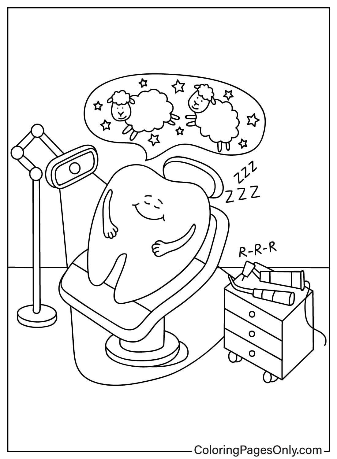 180++ Dental Health Teeth Coloring Pages Printable 160