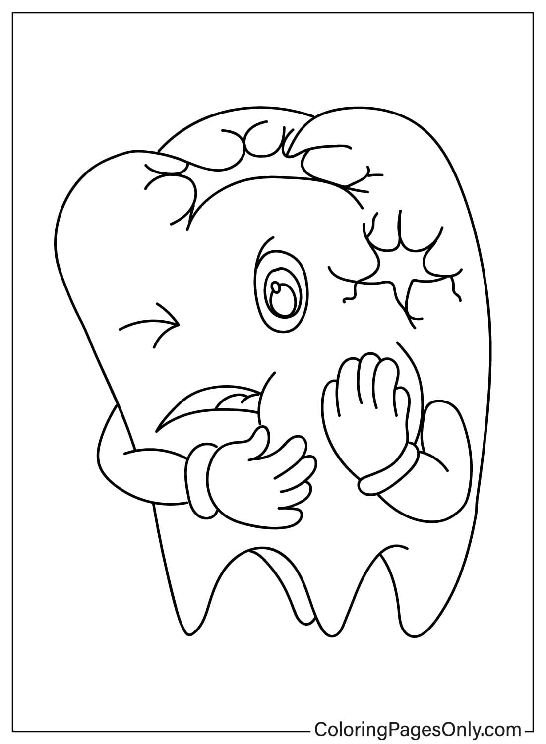 180++ Dental Health Teeth Coloring Pages Printable 41