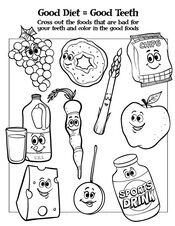 180++ Dental Health Teeth Coloring Pages Printable 47