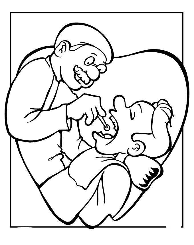 180++ Dental Health Teeth Coloring Pages Printable 48