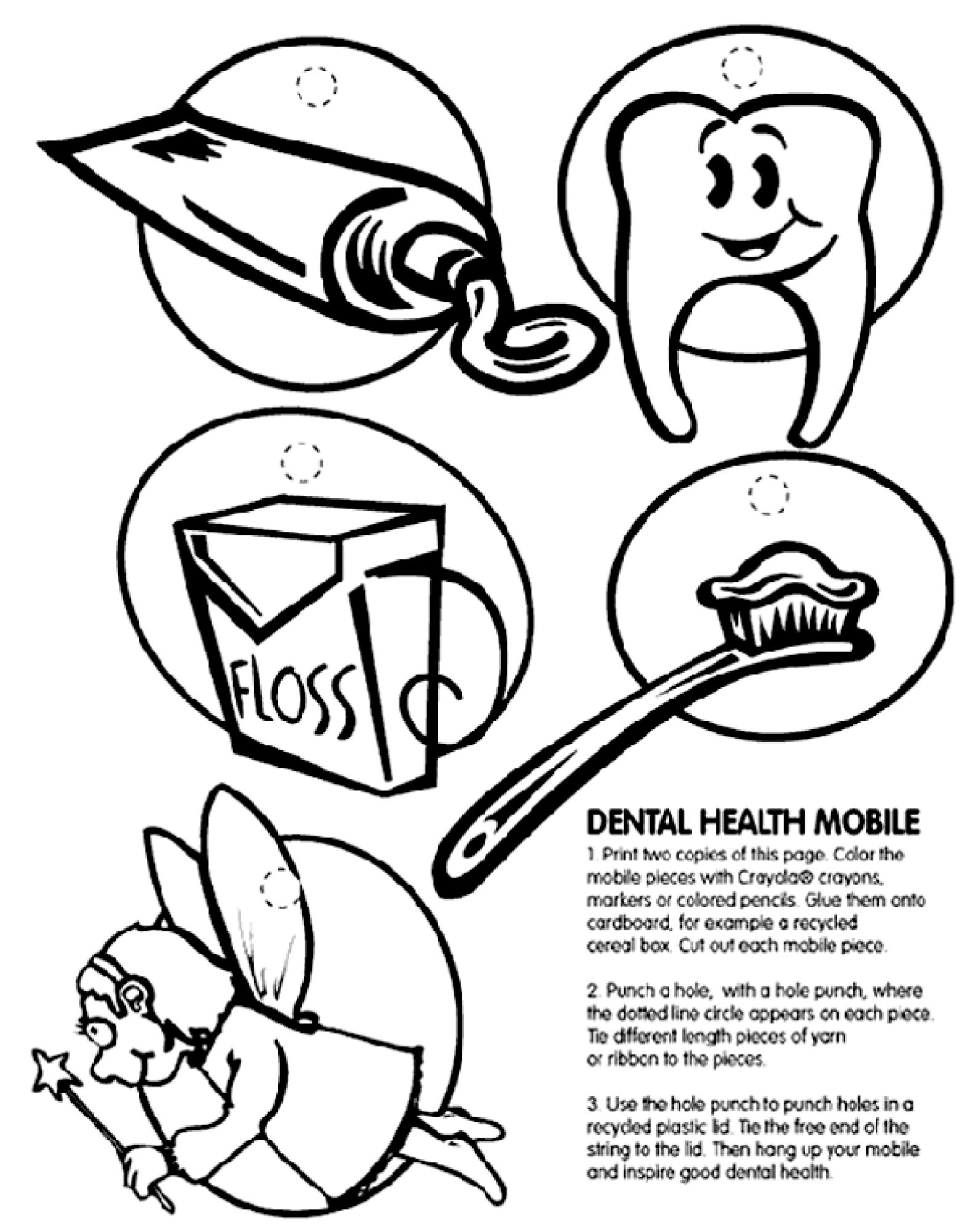 180++ Dental Health Teeth Coloring Pages Printable 56