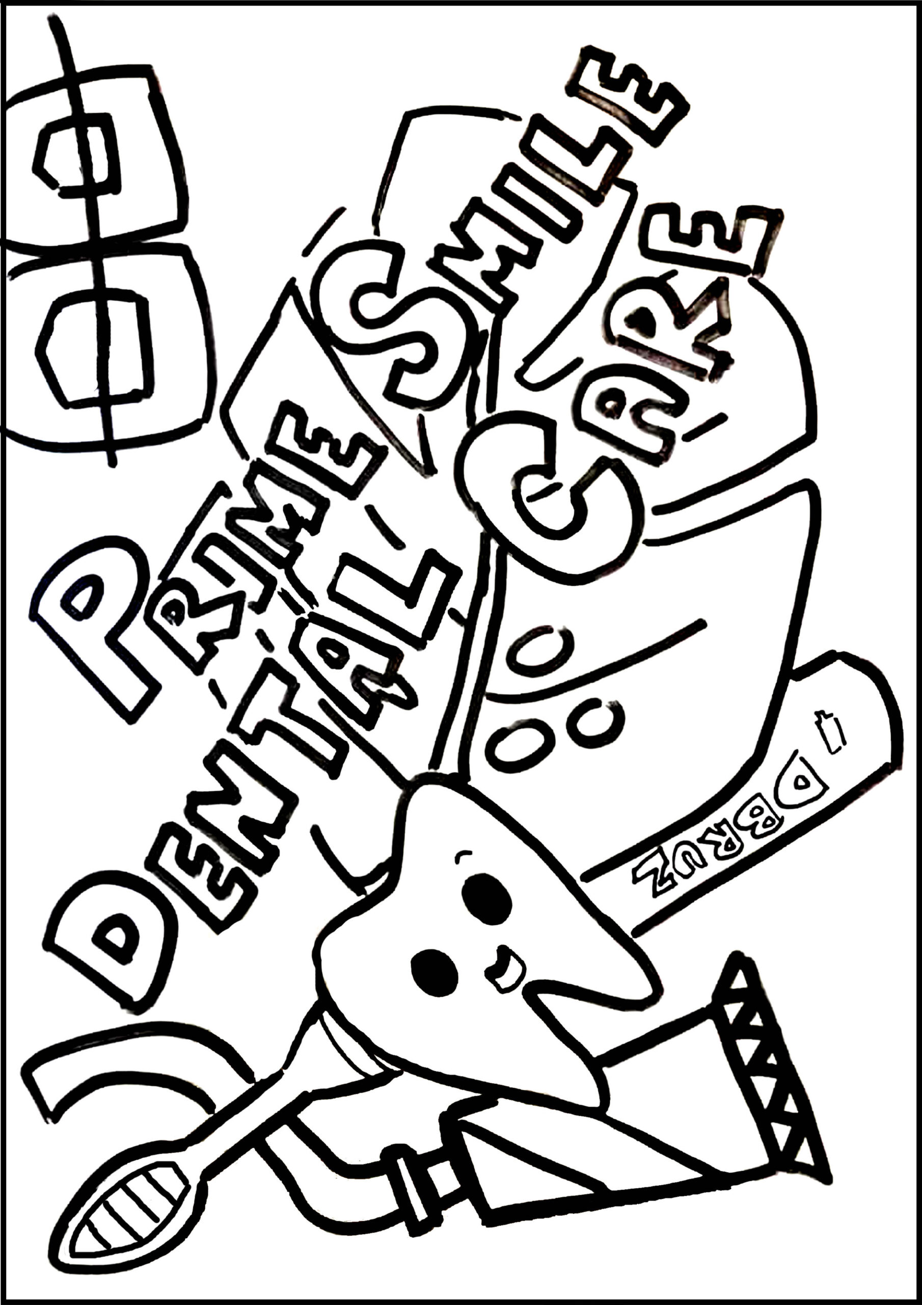 180++ Dental Health Teeth Coloring Pages Printable 69