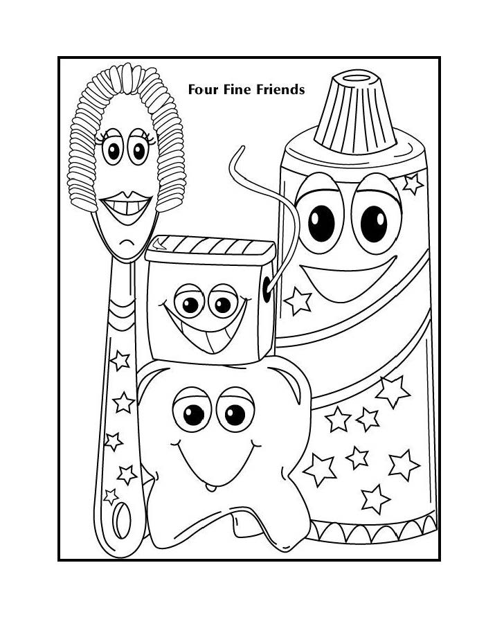 180++ Dental Health Teeth Coloring Pages Printable 78