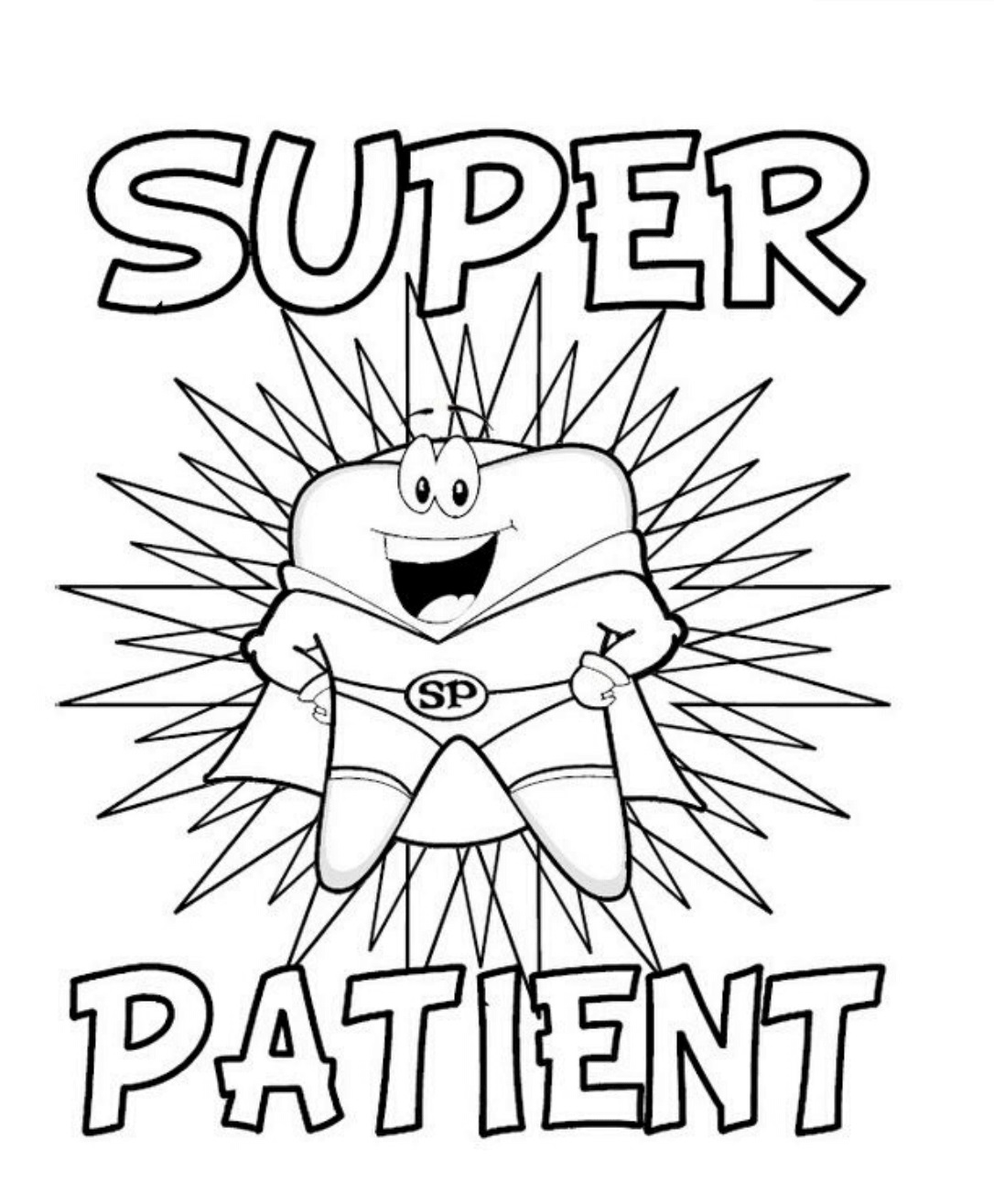 180++ Dental Health Teeth Coloring Pages Printable 84