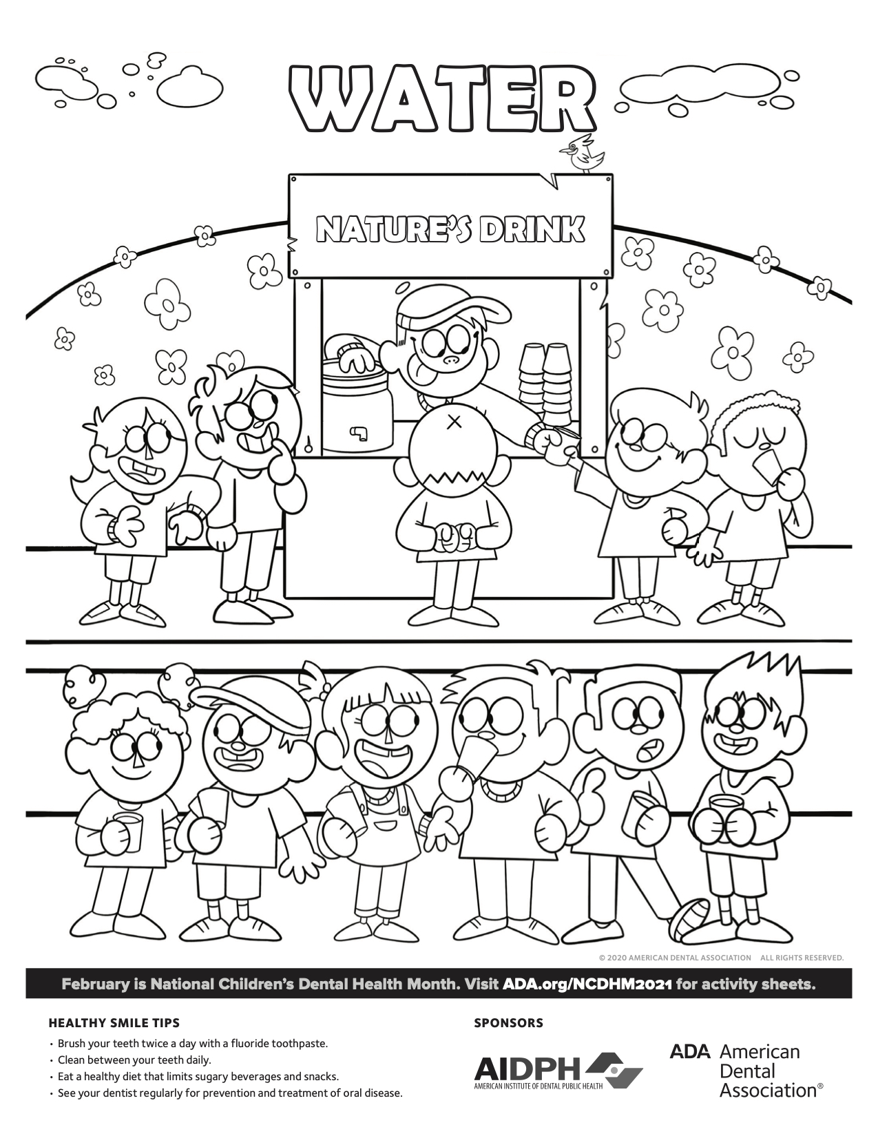 180++ Dental Health Teeth Coloring Pages Printable 98