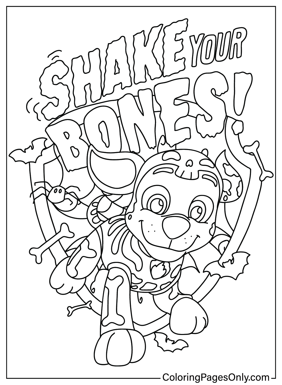 188+ Mighty Paw Patrol Coloring Pages Printable 101