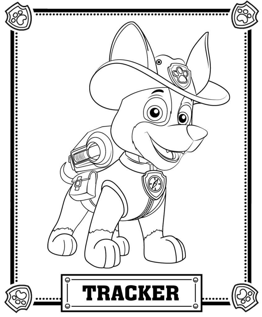 188+ Mighty Paw Patrol Coloring Pages Printable 11