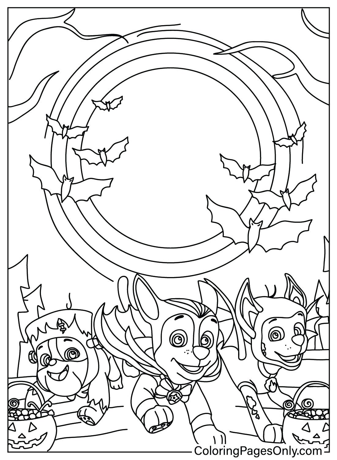 188+ Mighty Paw Patrol Coloring Pages Printable 113