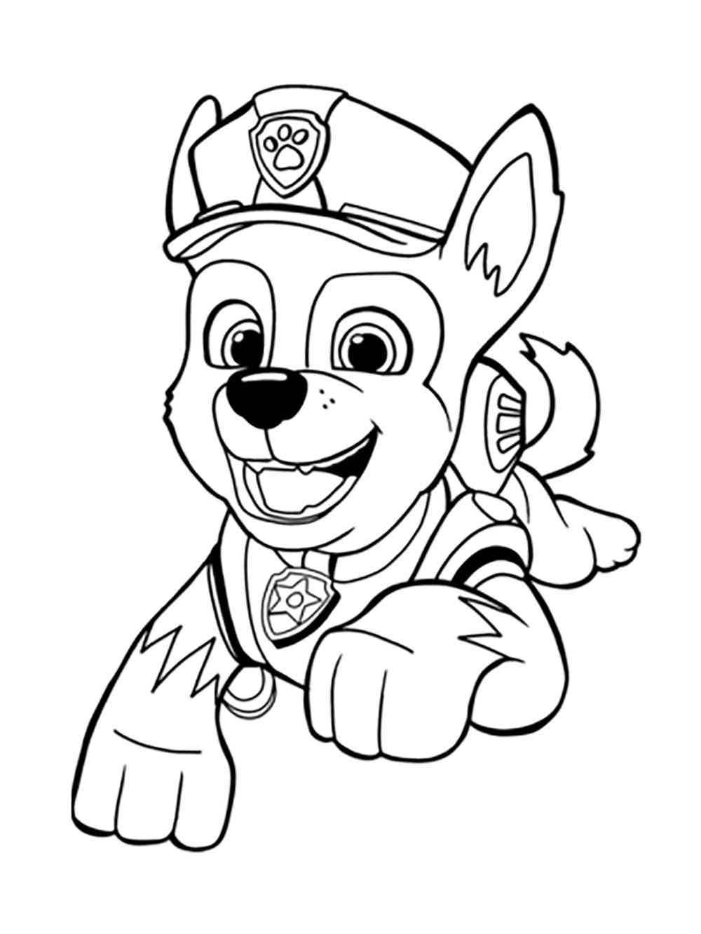 188+ Mighty Paw Patrol Coloring Pages Printable 122