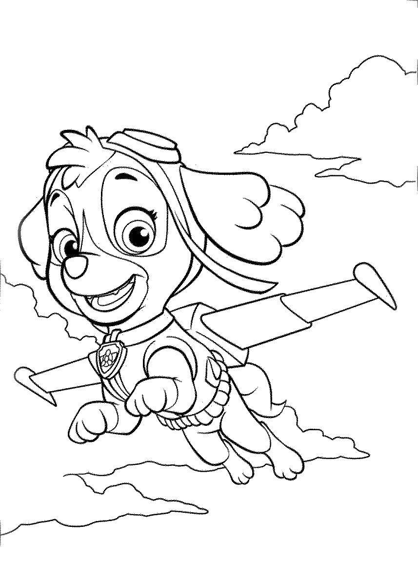 188+ Mighty Paw Patrol Coloring Pages Printable 123