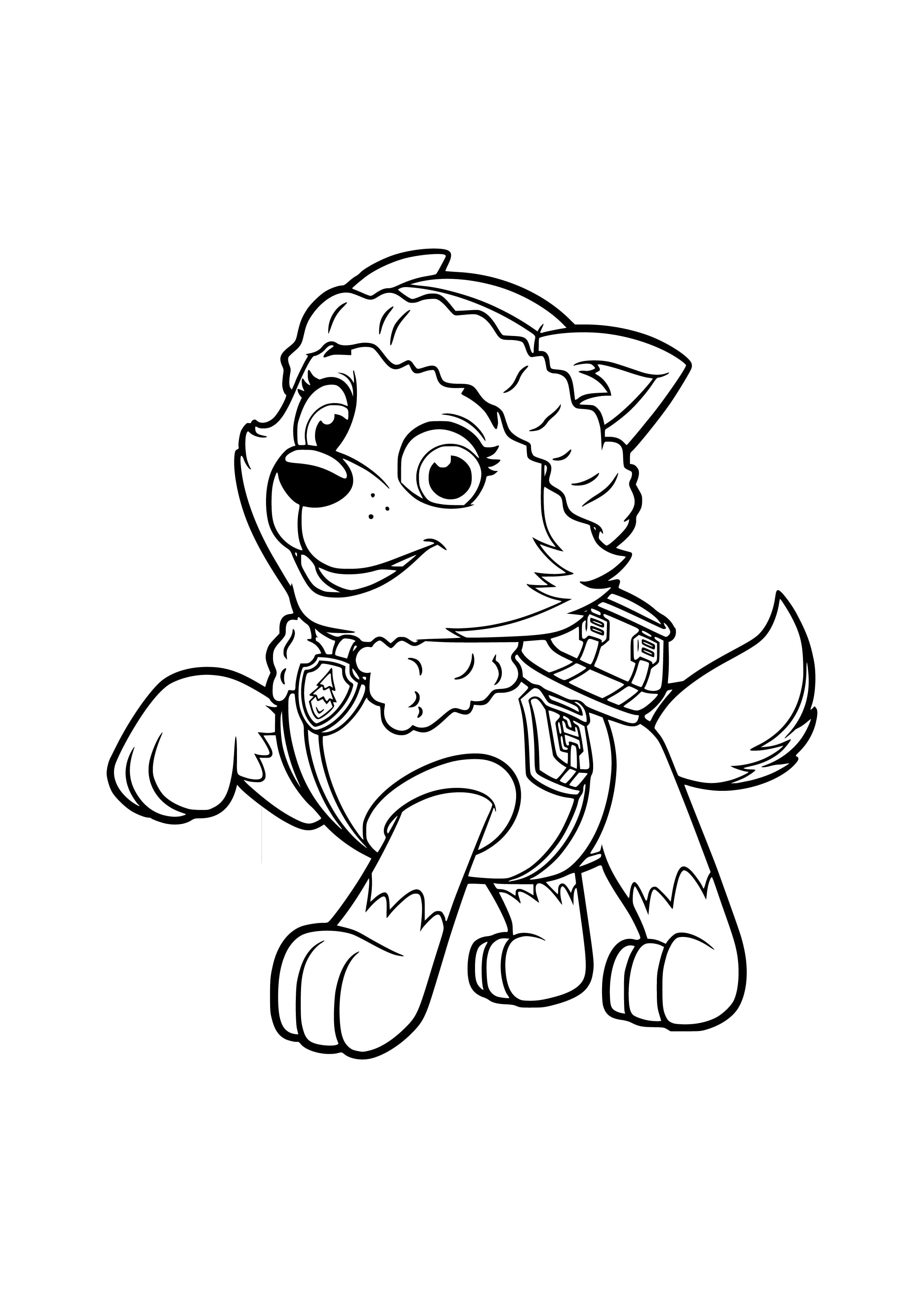 188+ Mighty Paw Patrol Coloring Pages Printable 126