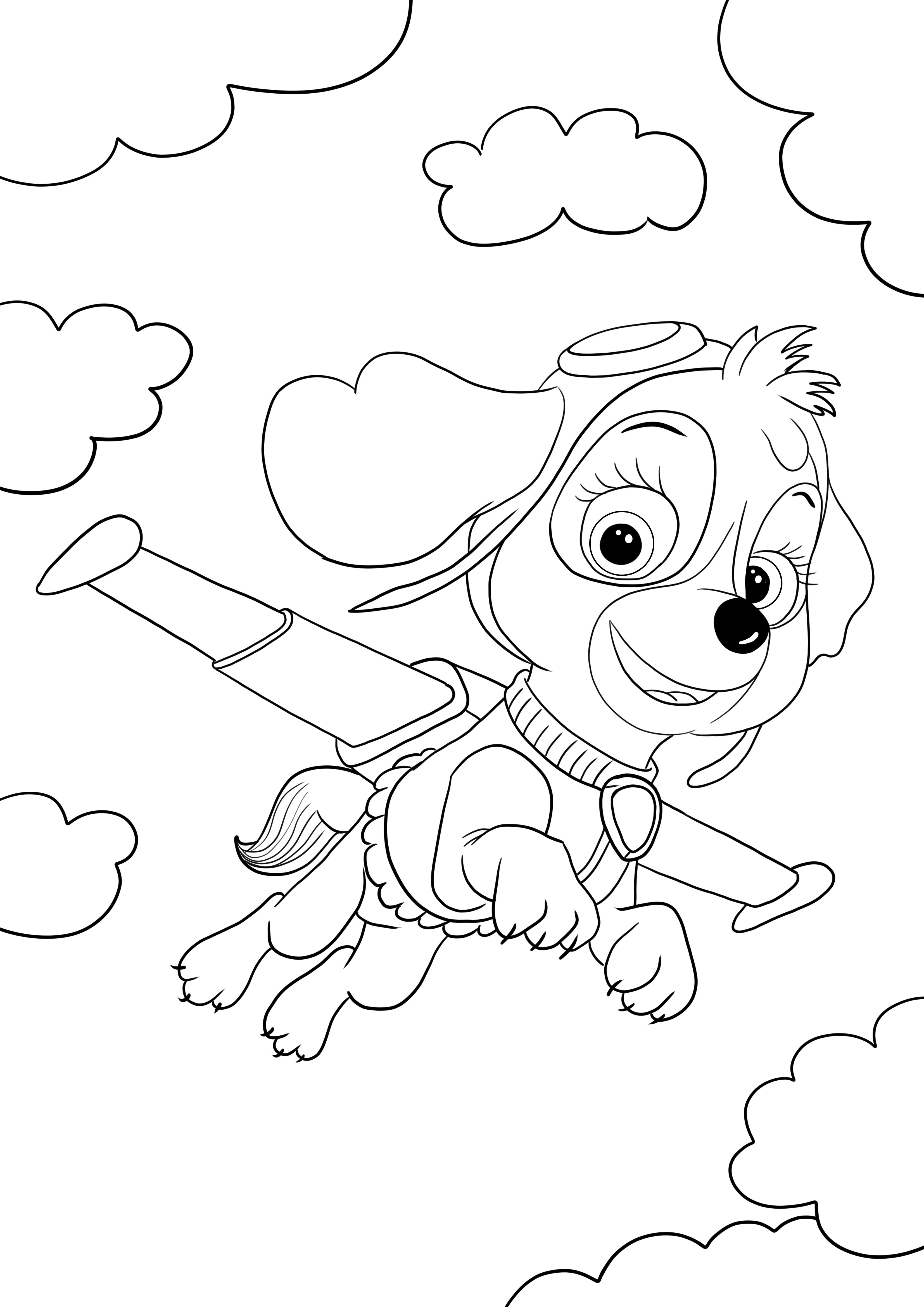 188+ Mighty Paw Patrol Coloring Pages Printable 128