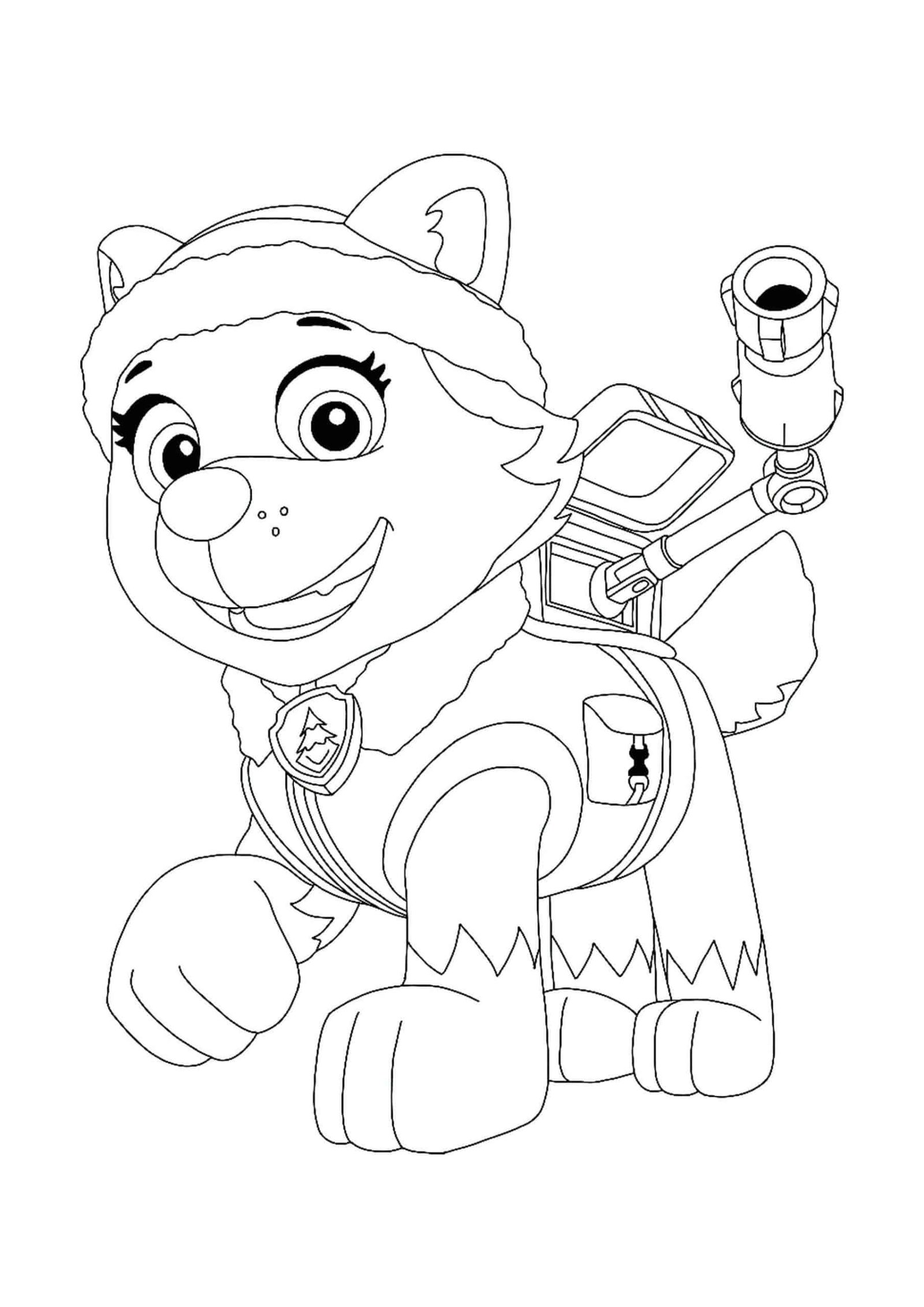 188+ Mighty Paw Patrol Coloring Pages Printable 13