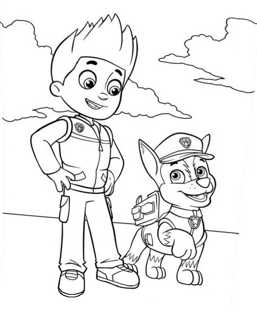 188+ Mighty Paw Patrol Coloring Pages Printable 134