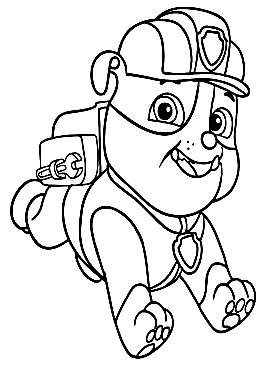 188+ Mighty Paw Patrol Coloring Pages Printable 149