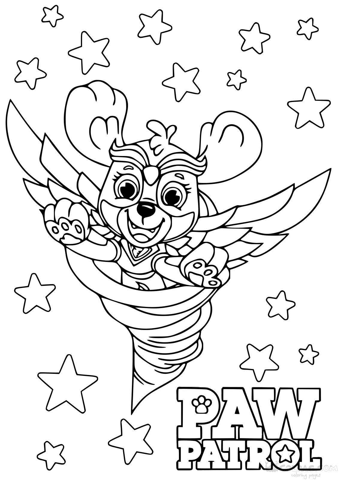 188+ Mighty Paw Patrol Coloring Pages Printable 150