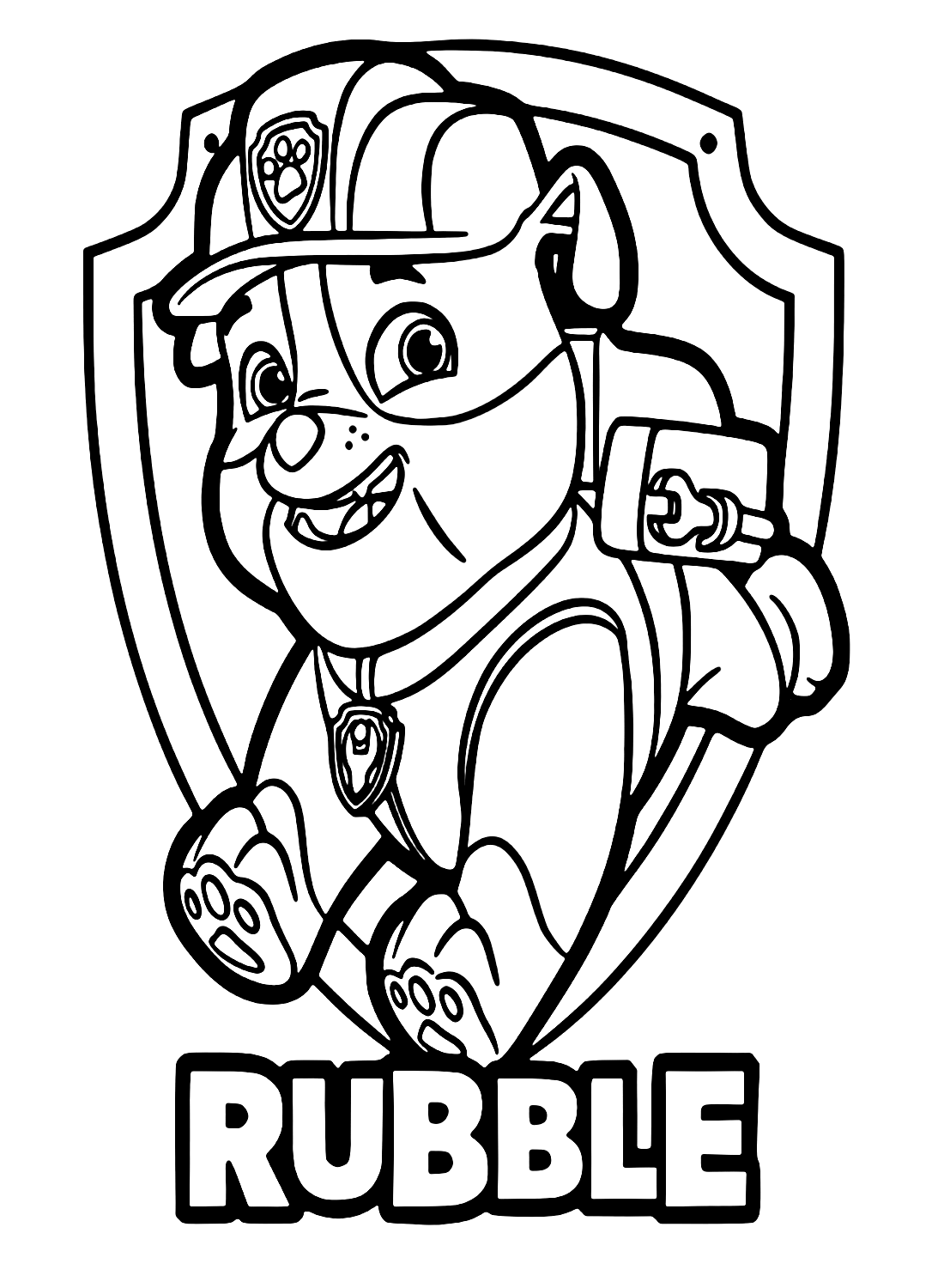 188+ Mighty Paw Patrol Coloring Pages Printable 151