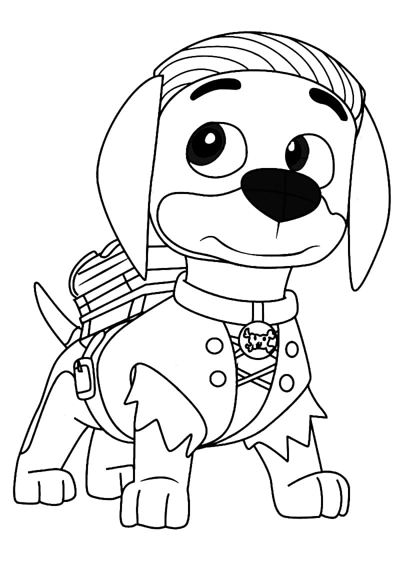 188+ Mighty Paw Patrol Coloring Pages Printable 159