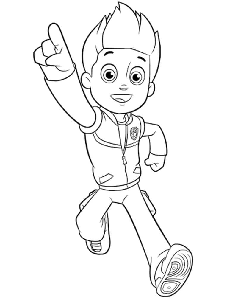 188+ Mighty Paw Patrol Coloring Pages Printable 166