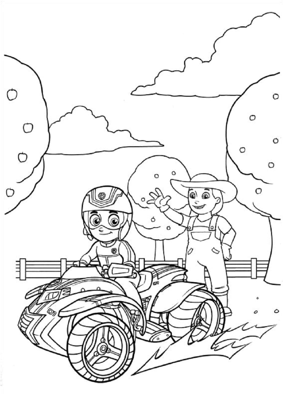 188+ Mighty Paw Patrol Coloring Pages Printable 168