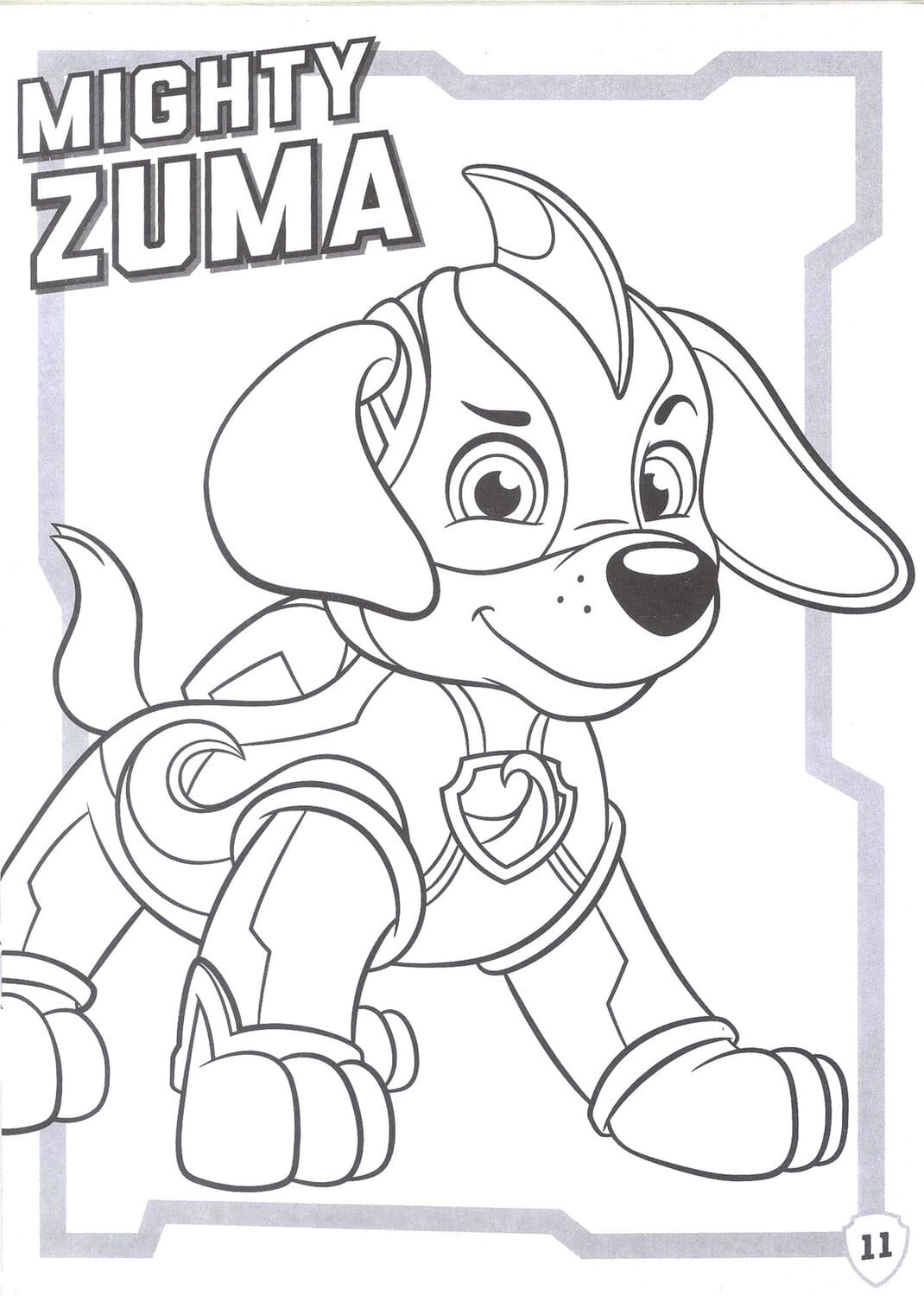 188+ Mighty Paw Patrol Coloring Pages Printable 20