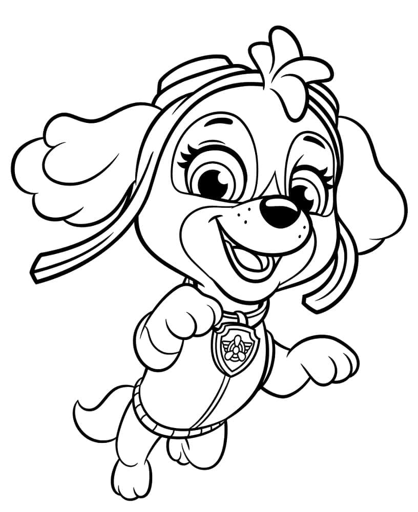 188+ Mighty Paw Patrol Coloring Pages Printable 22