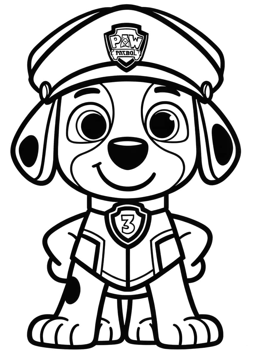 188+ Mighty Paw Patrol Coloring Pages Printable 26