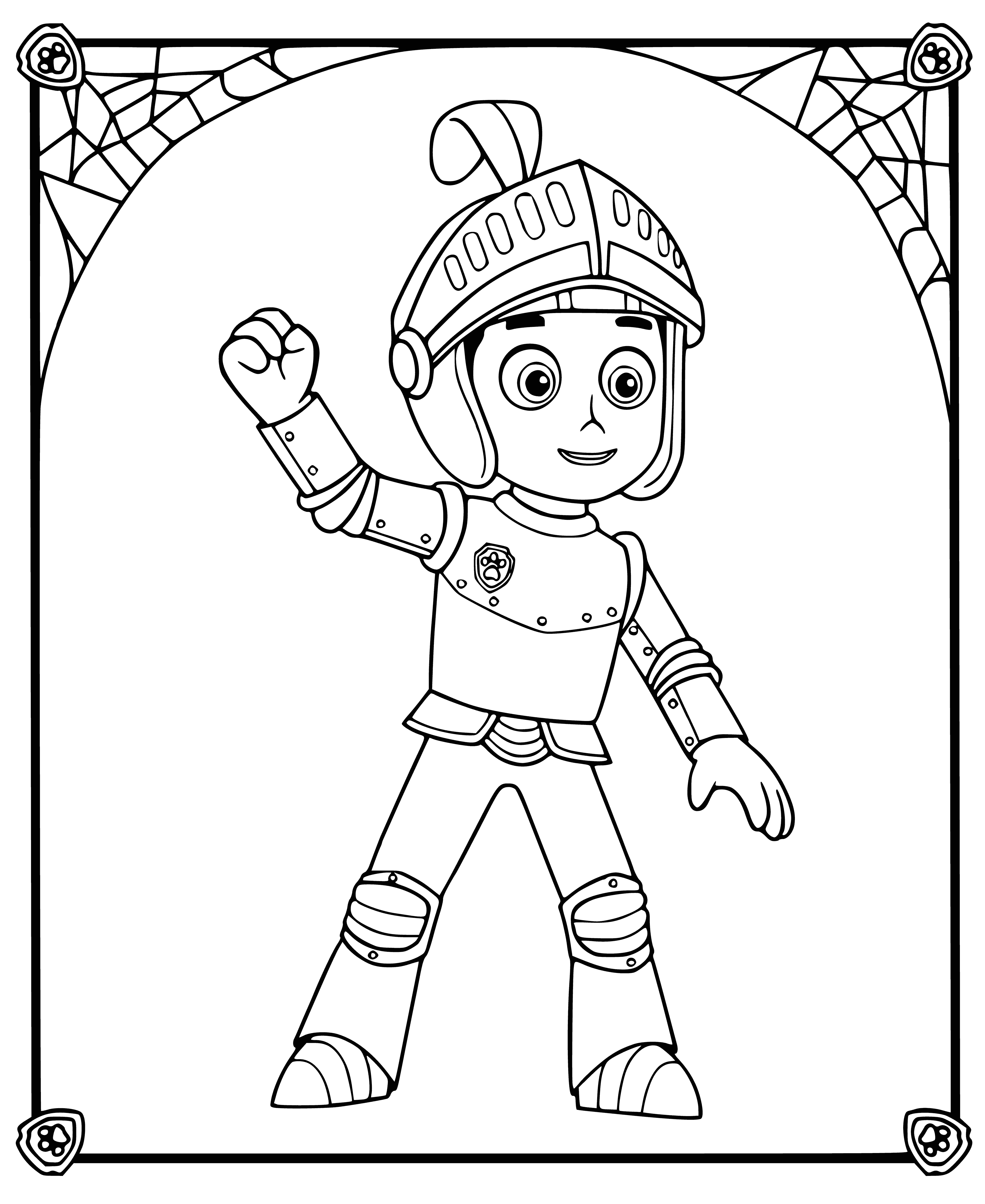 188+ Mighty Paw Patrol Coloring Pages Printable 37