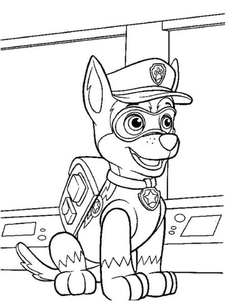 188+ Mighty Paw Patrol Coloring Pages Printable 42