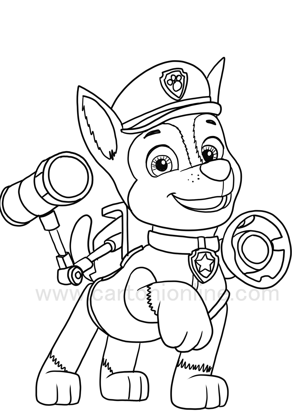 188+ Mighty Paw Patrol Coloring Pages Printable 44