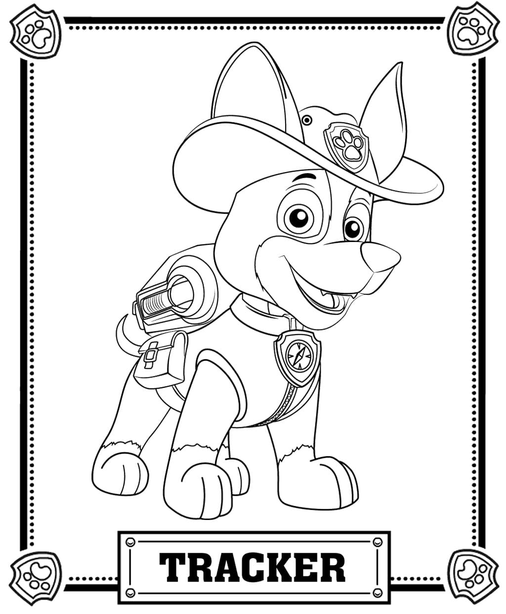 188+ Mighty Paw Patrol Coloring Pages Printable 48