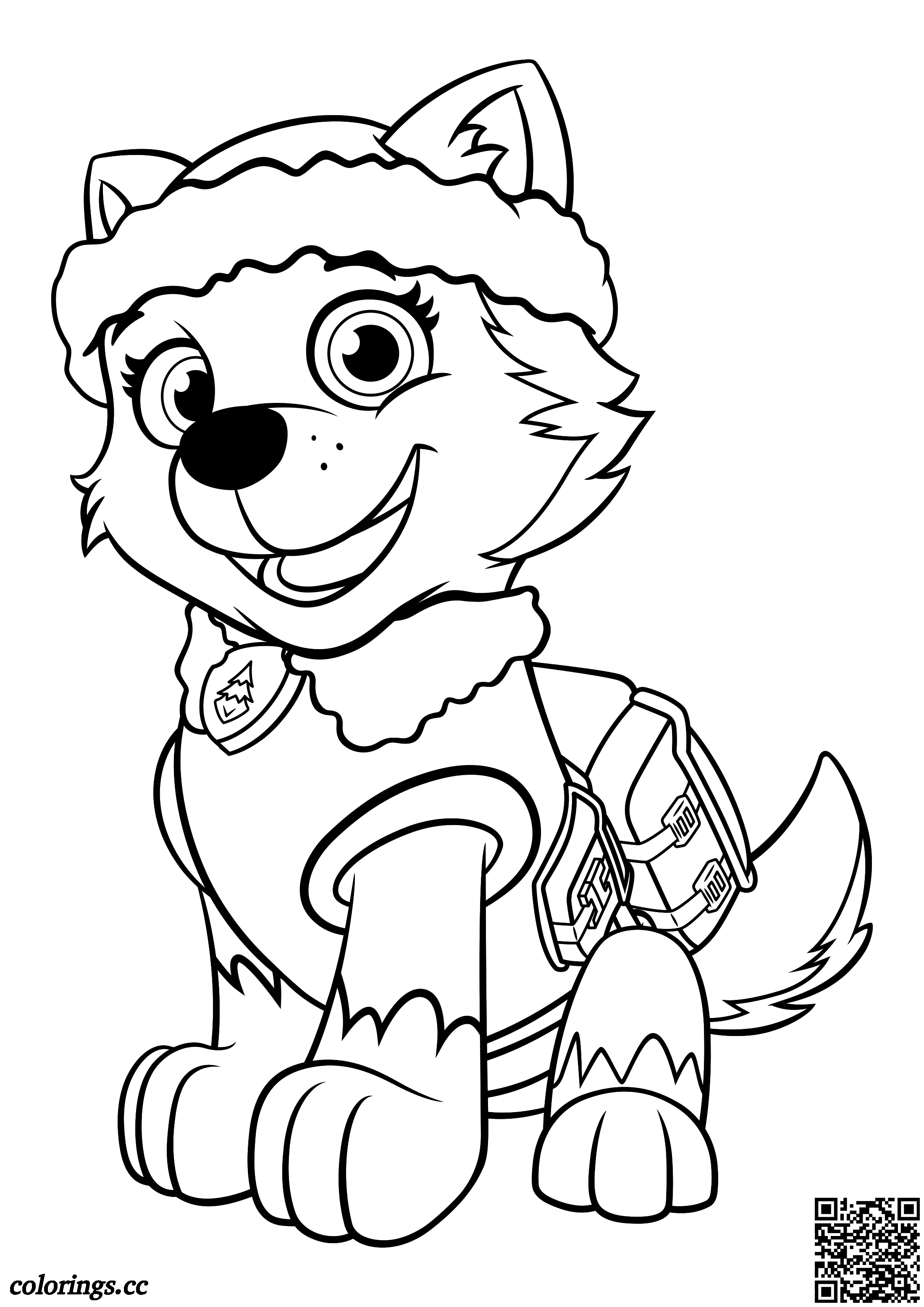 188+ Mighty Paw Patrol Coloring Pages Printable 55