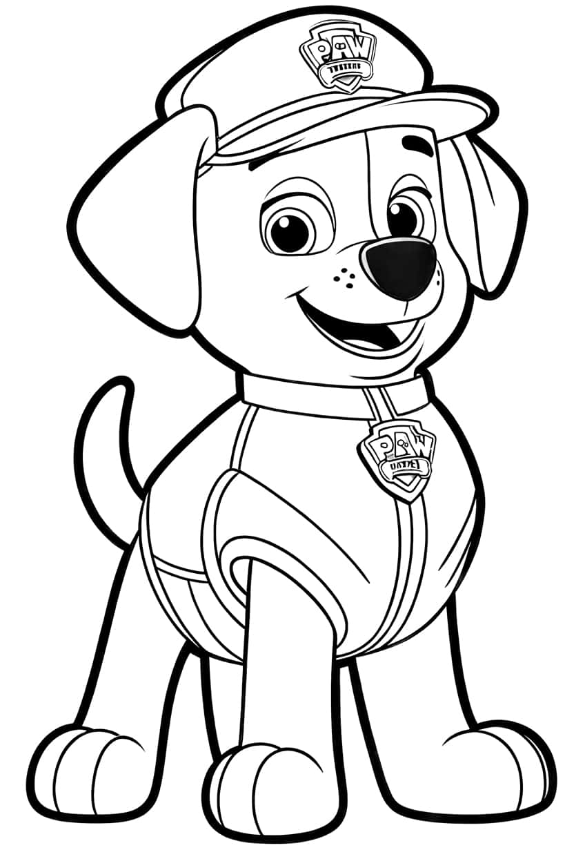 188+ Mighty Paw Patrol Coloring Pages Printable 60