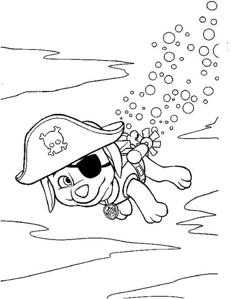 188+ Mighty Paw Patrol Coloring Pages Printable 64