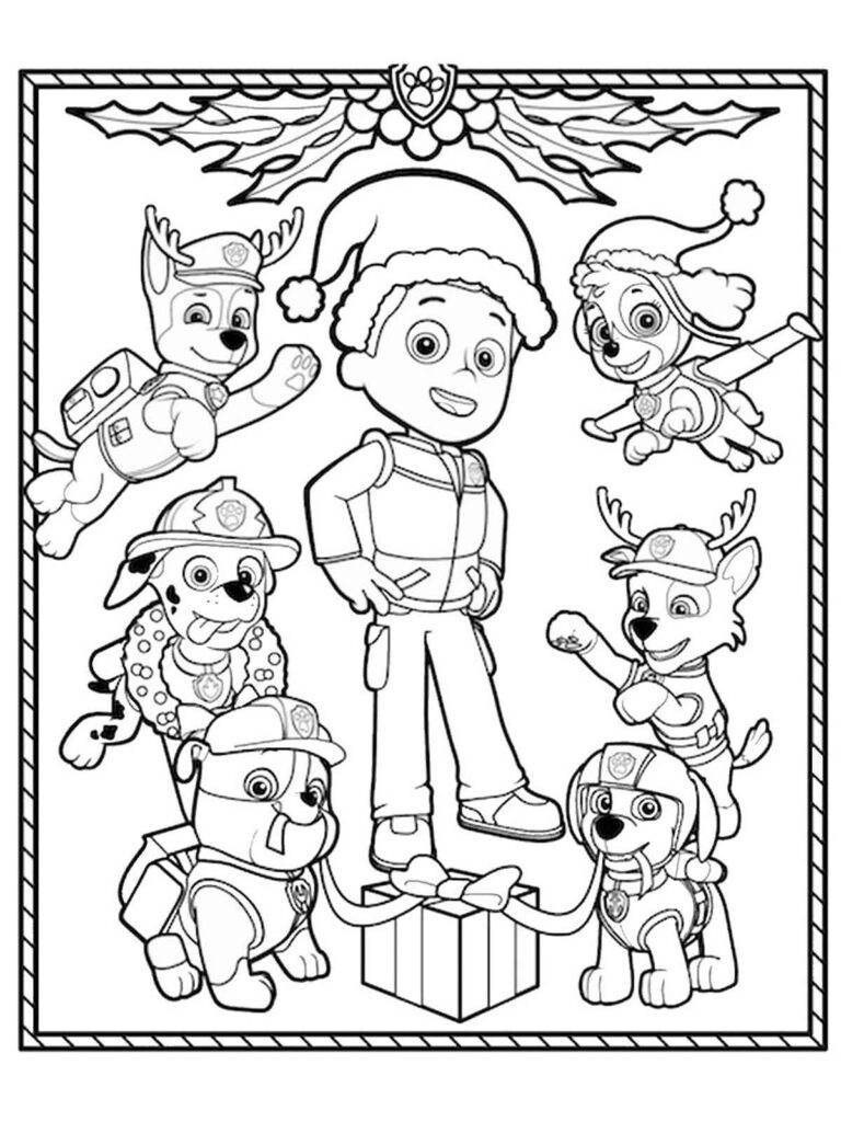 188+ Mighty Paw Patrol Coloring Pages Printable 71