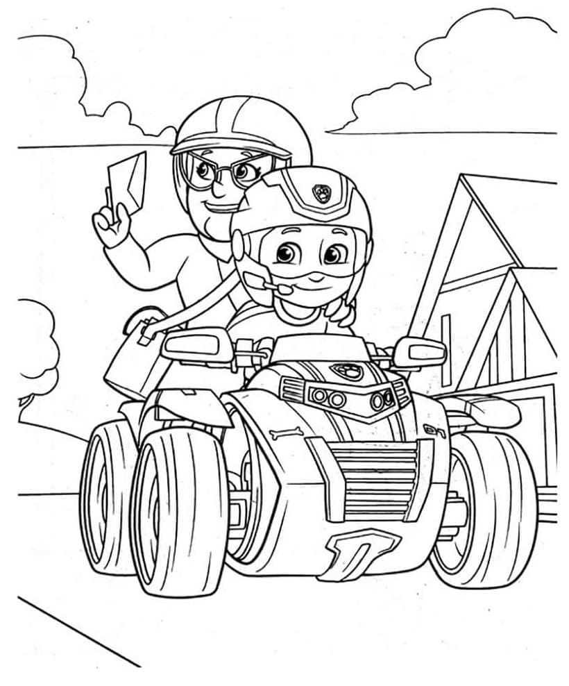 188+ Mighty Paw Patrol Coloring Pages Printable 74