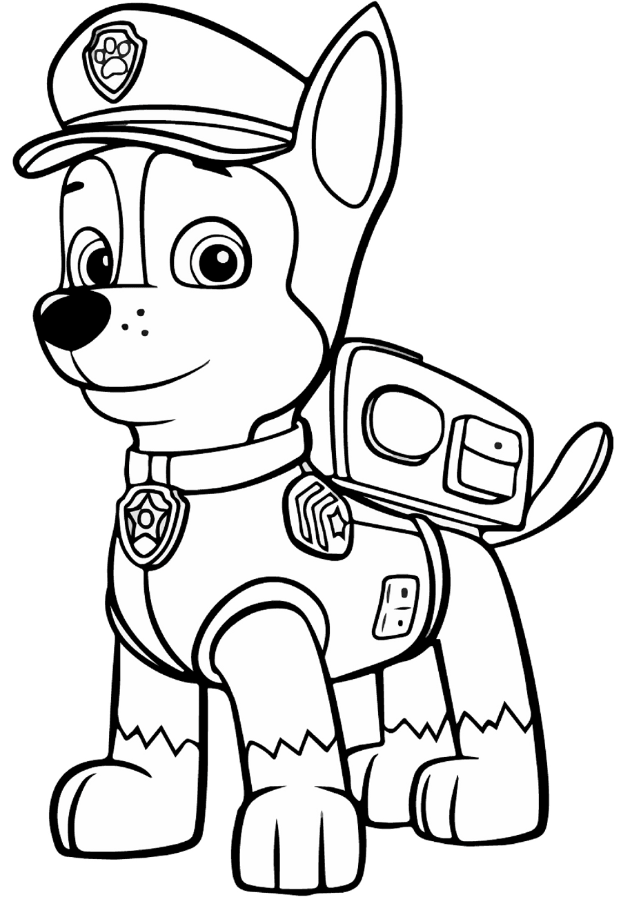 188+ Mighty Paw Patrol Coloring Pages Printable 77