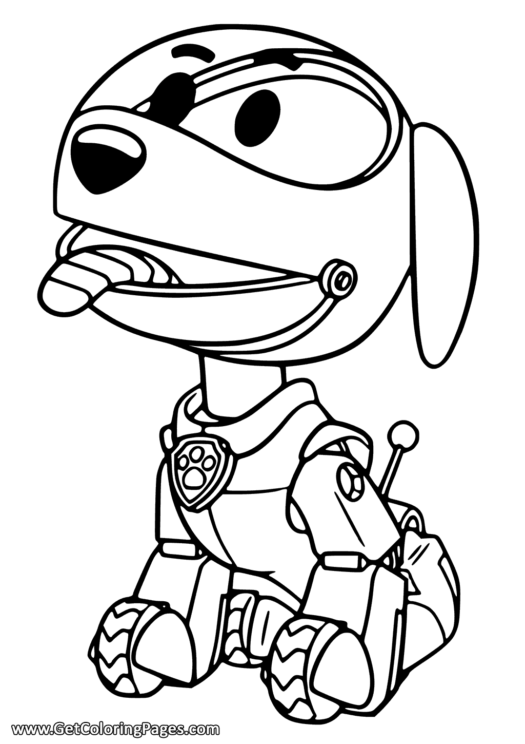 188+ Mighty Paw Patrol Coloring Pages Printable 96