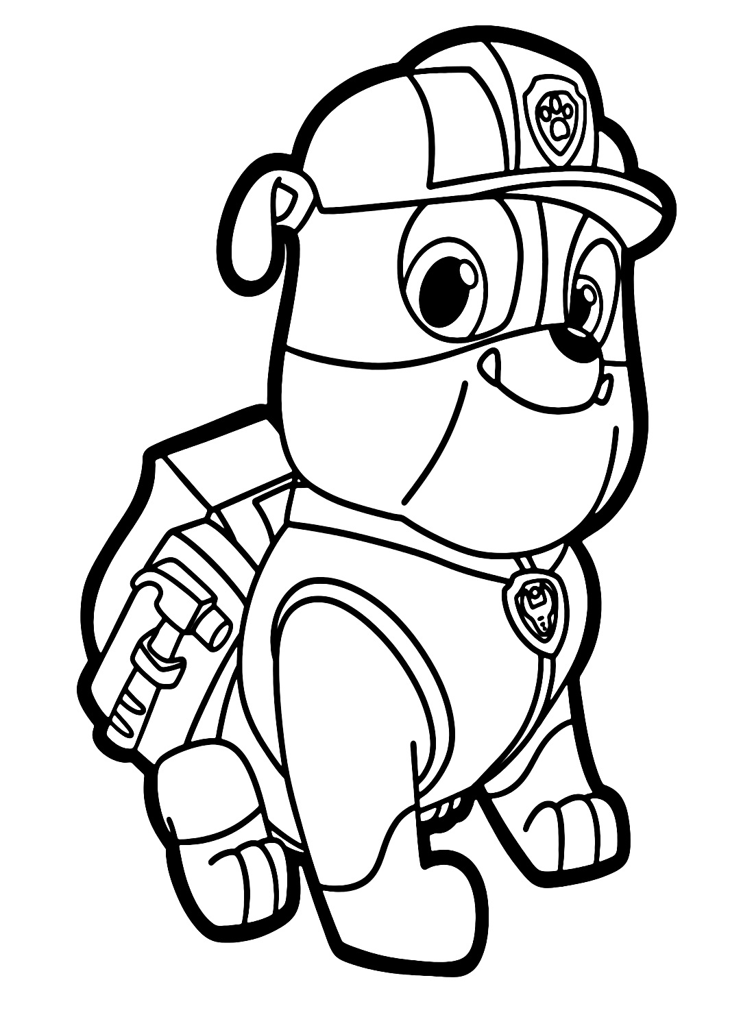 188+ Mighty Paw Patrol Coloring Pages Printable 99