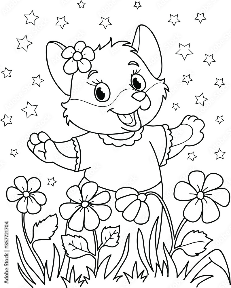 190+ Fox Coloring Pages Printable 100