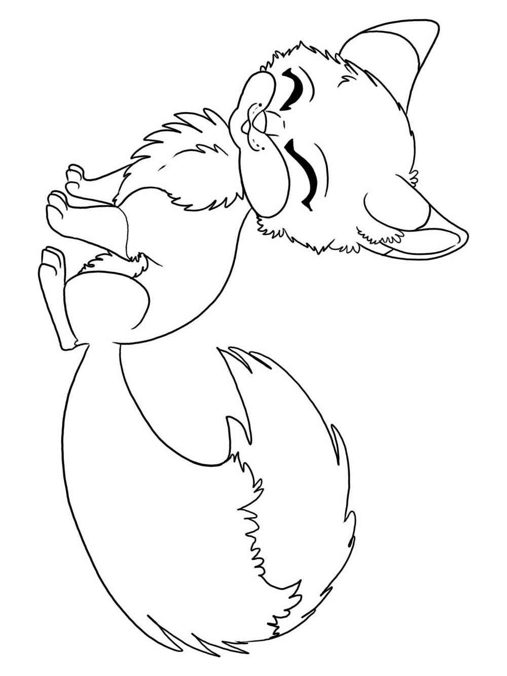 190+ Fox Coloring Pages Printable 102