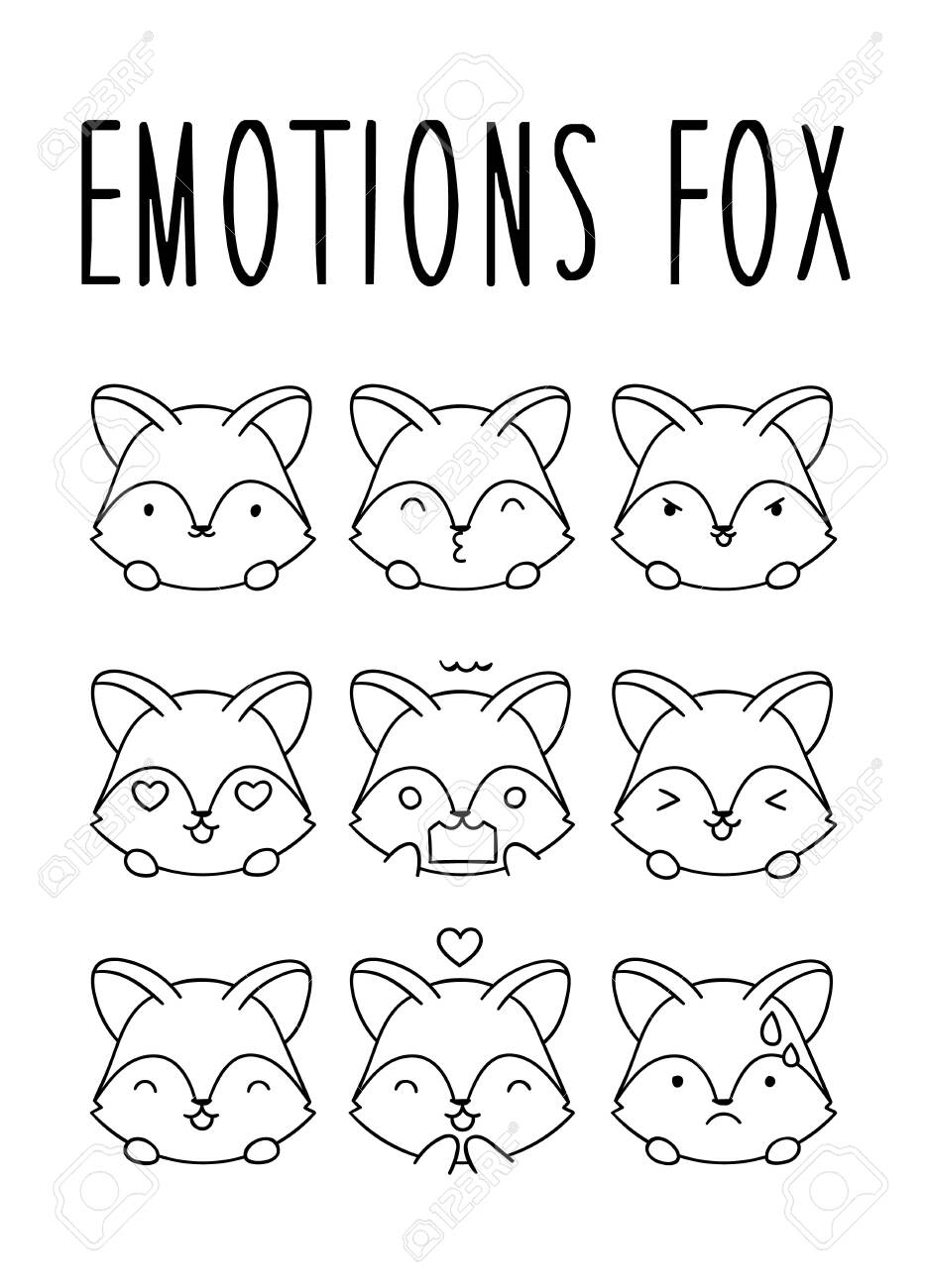 190+ Fox Coloring Pages Printable 103