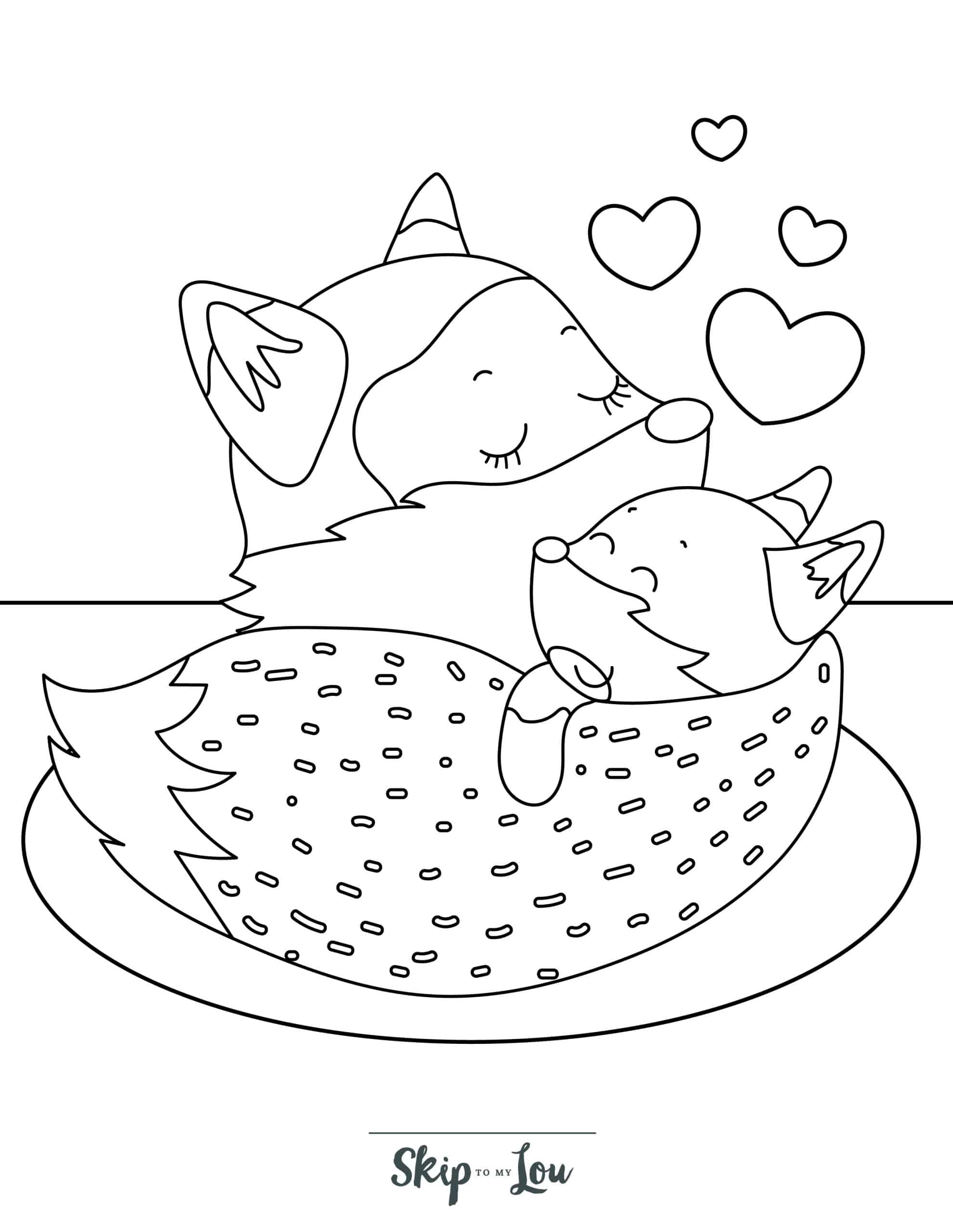 190+ Fox Coloring Pages Printable 11