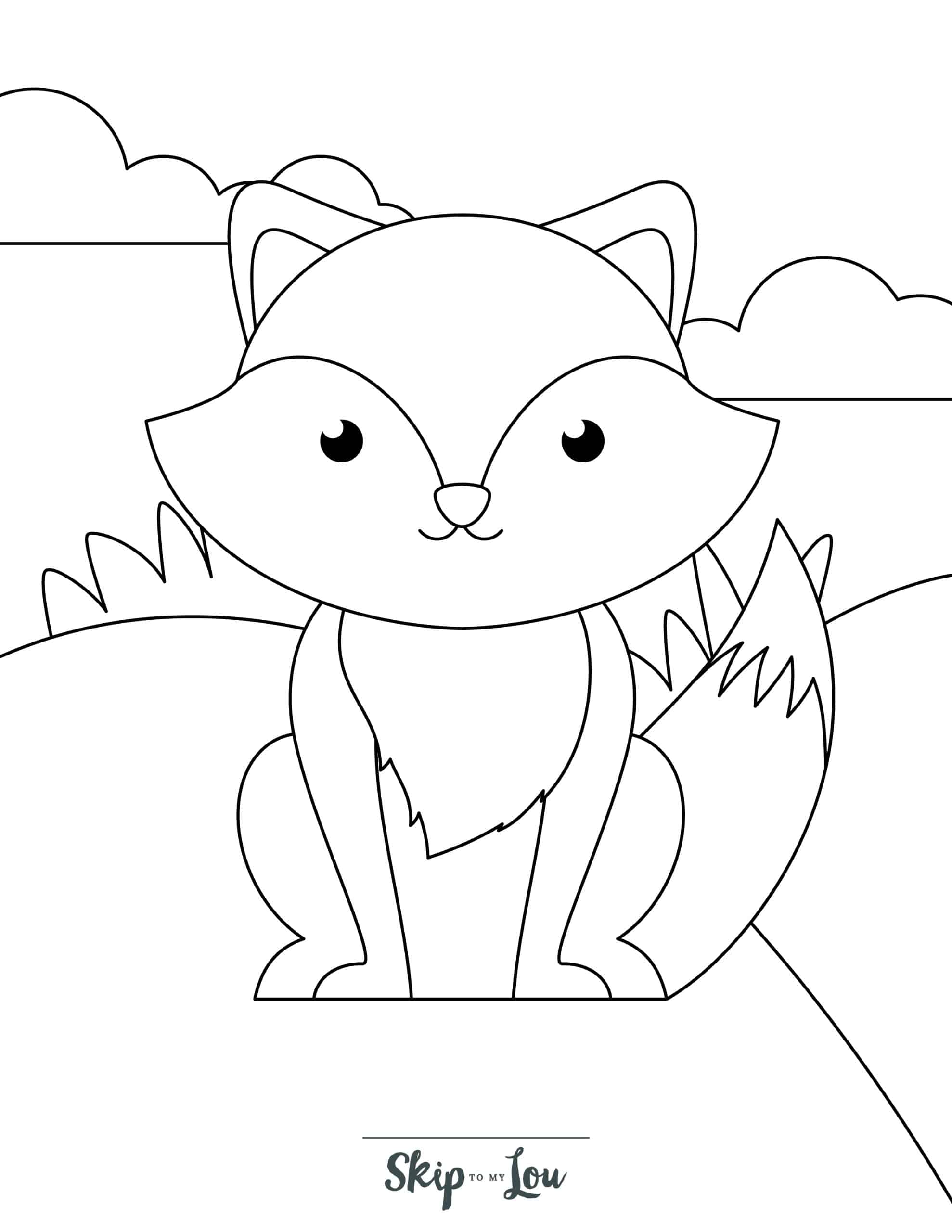 190+ Fox Coloring Pages Printable 118