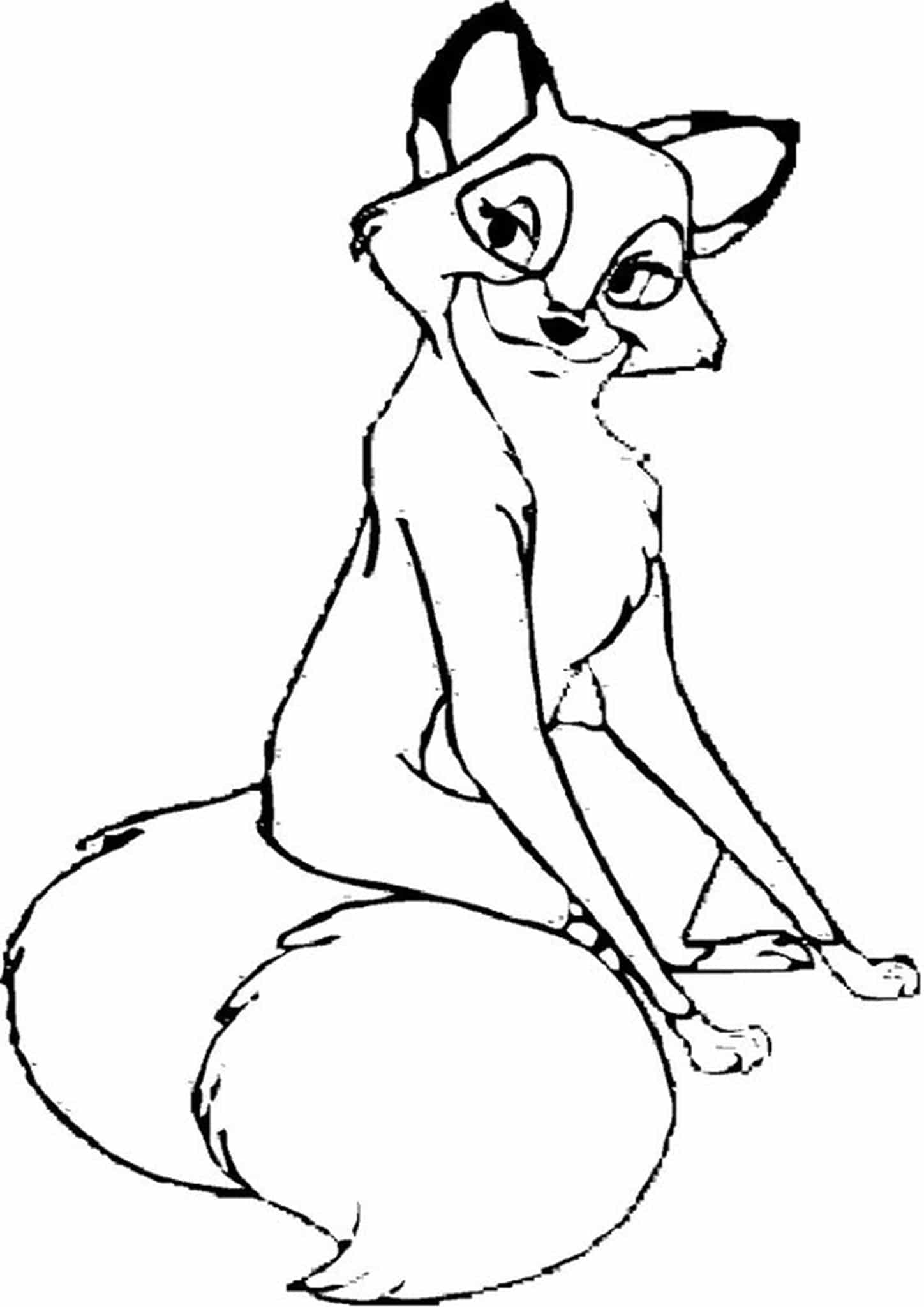 190+ Fox Coloring Pages Printable 121