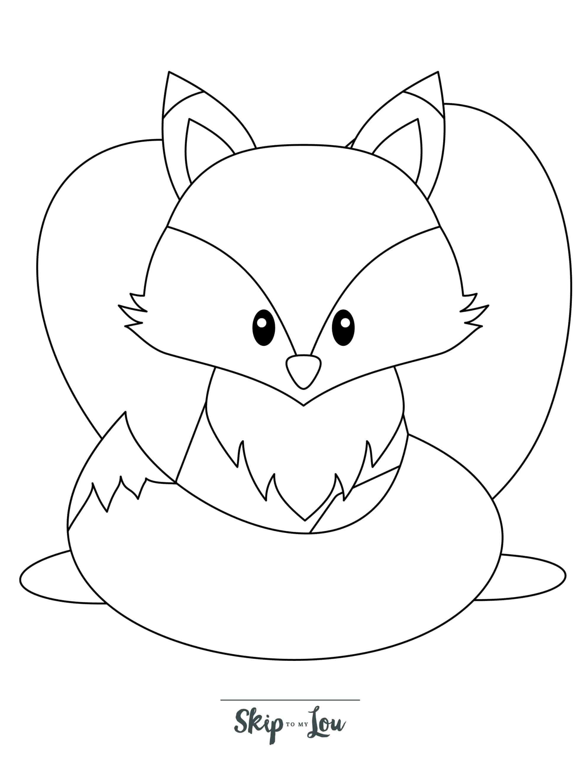 190+ Fox Coloring Pages Printable 133