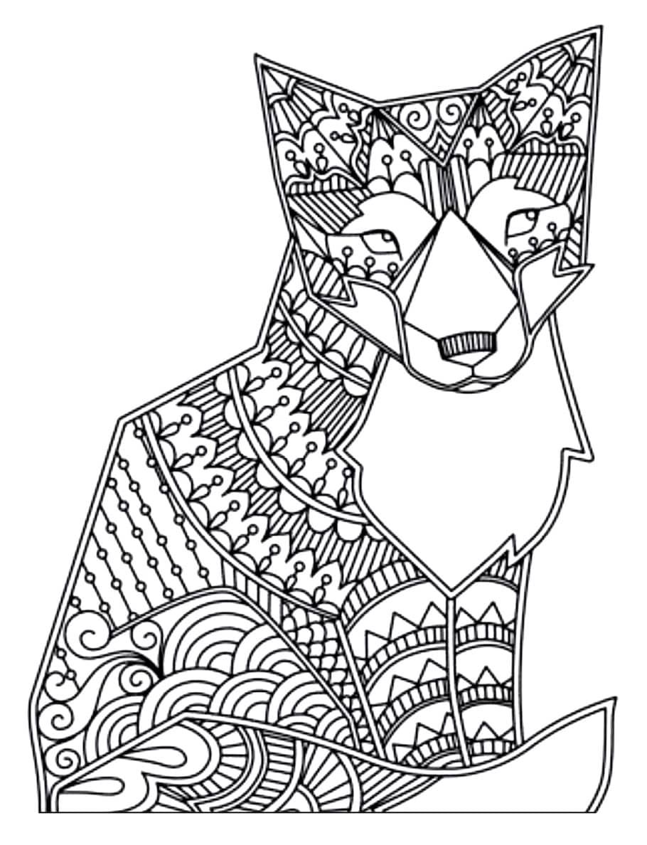 190+ Fox Coloring Pages Printable 135